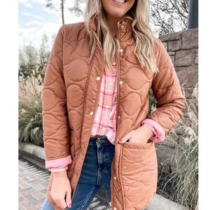 J. Crew $188 Quilted Cocoon Puffer with Primaloft Dark Nutmeg Size XXS Coat
